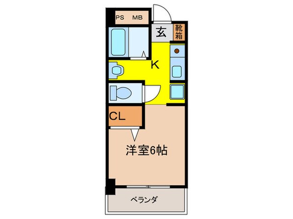 ルミナス岸部の物件間取画像